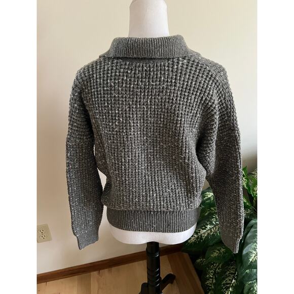 Madewell Gray Collared Sweater - Picture 3 of 5
